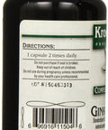 Kroeger Herb Ginkgo Biloba Vegetarian Capsules, 90 Count