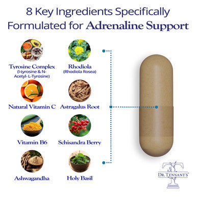 Dr. Tennant'S Adrenaline Support Formula, Designed To Support The Lack Of Adrenaline, Supports Immune System Function And Adrenal