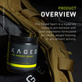 Kaged Muscle Pre Workout Powder Pre Kaged Sport Pre Workout for Men and Women Increase Energ Focus Hydration and Endurance Organic Caffeine Plant Based Citrulline(Blue Razz)