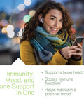 Irwin Naturals High Potency Mega D3 & K2 + Turmeric Extract 60 Liquid Softgels Healthy Bones & Immune Function