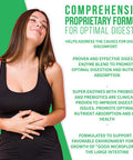 Super Enzymes Supplement 15 Vegan PlantBased Digestive Enzymes with Prebiotics Probiotics Bioperine Supports Gut Health Gluten Digestion Lactose Absorption Leaky Gut 60 Veggie Capsules