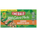 Emerald Nuts Roasted and Salted Cashews 7ct (1-Pack), 100-Calorie Individual Packs, Plant-Based Protein, Kosher Certified, Non-GMO, Contains No Artificial Preservatives, Flavors or Synthetic Colors