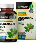BIO KRAUTER Mauwe Herbs Lomatium Root Tincture - Immune System Support Supplement - Organic Lomatium Dissectum Liquid Extract - Alcohol And Sugar Free Vegan Drops 4 Fl.Oz.