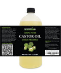Greenive - 100% Pure Castor Oil - Cold Pressed - Hexane Free - (32 Ounce)