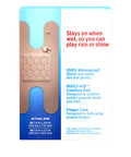 Band-Aid Brand Water Block Waterproof Adhesive Bandages For Minor Cuts And Scrapes, Fingertip And Knuckle, 20 Ct (Pack Of 6)