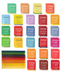 Tea Bunch 70Pcs Tea Variety Pack 25x2 Assorted Tea Flavors with 20 Honey Sticks Tea Sampler with Herbal Green Black and Chai Tea Bags