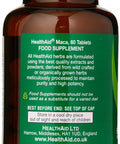 HealthAid Maca 500mg - 60 VeganTablets