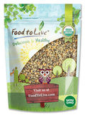 Food to Live Organic Chia, Flax, and Hemp Seeds Mix, 12 Ounces Ã¢â‚¬â€œ A Non-GMO Blend of Hemp Hearts, Whole Black Chia and Golden Flax Seeds, Vegan, Kosher, Bulk. Great for Smoothies, Shakes and Salads