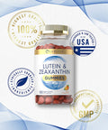 Carlyle Lutein And Zeaxanthin Gummies | 20Mg Of Lutein Supplement | 100 Orange Flavor Vegan Gummies | Non-Gmo, Gluten Free