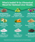 Eu Natural Vital Liver Cleanse Detox & Repair 9-in-1 Liver Support Supplement Milk Thistle Artichoke Extract Turmeric Adaptogens Optimal Liver Function and Digestive Health 60 Vegetarian Soft Capsules