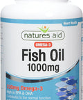 Natures Aid Fish Oil Capsules 1000mg Pack of 90