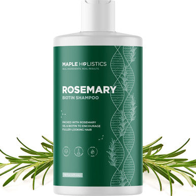 Boost Biotin Hair Serum Plus Rosemary Biotin Shampoo - Hair Thickening Serum With Peppermint And Rosemary And Volumizing Biotin Shampoo For Men And Women Bundle