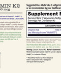 NatureWise Vitamin K2 Support Strong Bones with VitaMK7 Menaqui7 90 Count Pack of 1