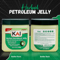 KAI Herbal Petroleum Jelly with Aloe Vera and Vitamin E for Soothing Chapped and Dry Skin Lips Nail Fresh Scent