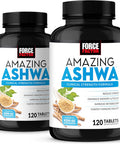 Force Factor Ashwa for Stress Relief 2-Pack Memory Focus Immune Health and Metabolism Ashwaganda Supplement with KSM-66 Ashwagandha for Stress 240 Tablets White Packaging