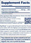 Bodyhealth H2 Infuse Molecular Hydrogen Tablets, Hydrogen Tablets For Drinking Water, Elemental Magnesium To Support Metabolism, Hydrogen Pills For Molecular Hydrogen Water (60 Count)