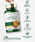 Carlyle Turmeric And Tart Cherry Capsules | 120 Count | With Bioperine | Vegetarian, Non-Gmo, Gluten Free Supplement
