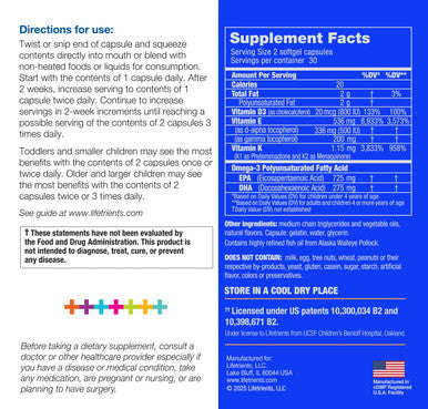 Lifetrients Speak+d Twist-Off Softgels Natural Orange ÃƒÂ¢Ã¢â€šÂ¬Ã¢â‚¬Å“60 Softgels