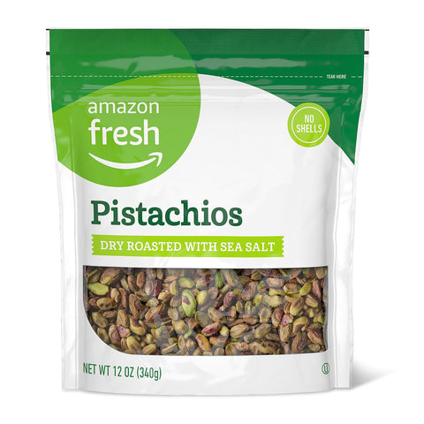 Fresh Pistachios Dry Roasted with Sea Salt No Shells 12 oz