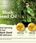Purely Holistic Black Seed Oil 1400Mg + Vitamin C 1000Mg - 180 Softgels + 365 Capsules - Immune Bundle - Easy To Swallow - Made In Usa