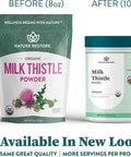 Nature Restore Usda Certified Organic Milk Thistle Seed Powder, 10 Ounces, Packaged In California