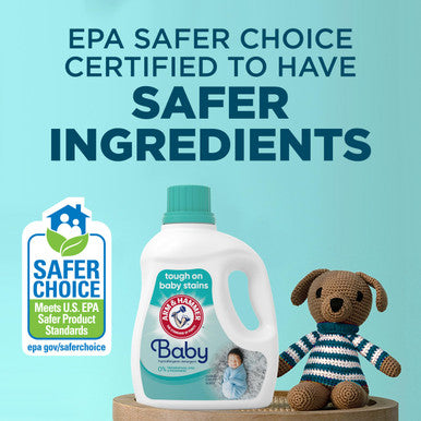 Arm & Hammer Baby 77 Loads Hypoallergenic Liquid Laundry Detergent 100.5 Fl Oz