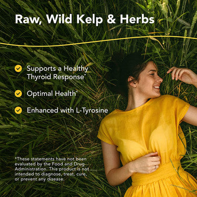 North American Herb Spice Thyroset 90 Capsules Wild Kelp Herbs Blend Healthy Thyroid Support Contains Trace Minerals Natural Iodine Antioxidants Amino Acids 45 Servings