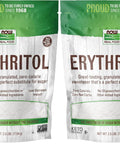 NOW Foods, Erythritol, Great-Tasting Sugar Replacement, Zero Calories, Low Glycemic Impact, Kosher, 2.5-Pound (Packaging May Vary)
