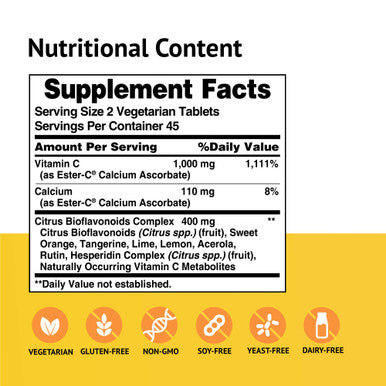 American Health Ester-C 500 Mg 90 Count