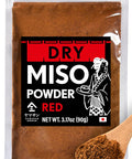 Yamasan Kyoto Uji Japanese Dry Red Miso Seasoning ze-Dried Red Miso Powder Rich Flavor and Umami No Additives Vegan Delicious Choice for Various Foods Made in Japan 90g(3.17oz)