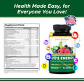 Life's Fortune Life's Energy Advanced Multi-Vitamin and Mineral for Men & Women Non-GMO - Super Greens - ORAC Berries - AntiOxidants - Enzymes - Iron Free - GMP Tested 120 Veggie Tablets