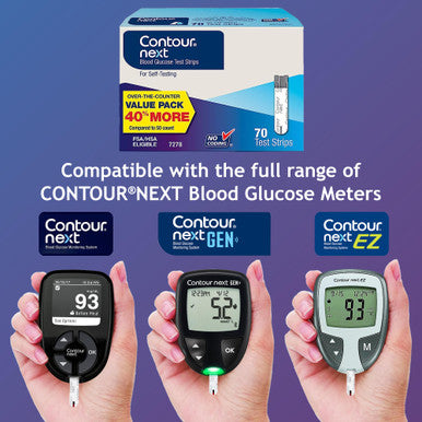 Bayer Contour Next Blood Glucose Test Strips 100 Each