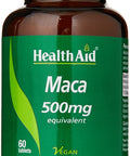 HealthAid Maca 500mg - 60 VeganTablets
