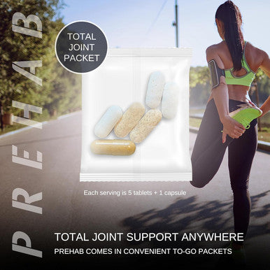 Prehab Tendon + Ligament + Total Joint Support Joint Supplement For Athletes 40 Ingredient Super Complex Glucosamine Chondroitin Msm Turmeric Boswellia Premium Tendon Ligament Joint Supplement