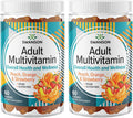 Swanson Mixed Fruit Multivitamin Adult Gummies - Daily Wellness Support for Adults - Formula for Overall Health & Wellness - 60 Gummies (2 Pack)
