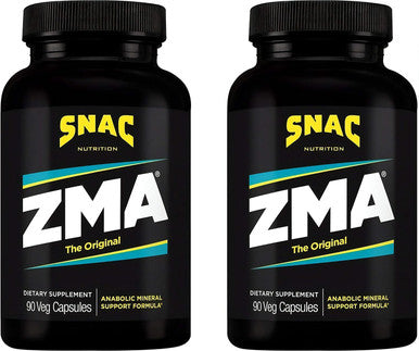 Snac Zma The Original Recovery & Sleep Supplement, Promotes Muscle Recovery, Immune Support & Restorative Sleep With Zinc, Magnesium & Vitamin B6, 180 Veggie Capsules (2 Pack Of 90 Count)