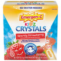 Emergen-C Kidz Crystals On-The-Go Emergen-C Immune Support Supplement With Vitamin C B Vitamins Zinc And Manganese Sparkly Strawberry Stocking Stuffer 56 Stick Packs