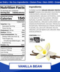 Orgain Organic 26g Grass Fed Whey Protein Shake Vanilla Bean Meal Replacement Ready to Drink Low Net Carbs No Sugar Added Gluten NonGMO 14 Fl Oz Pack of 12 Packaging May Vary