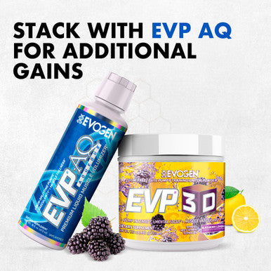 Evogen EVP-3D | Extreme Pre-Workout Pump Ignitor Arginine Nitrate Citrulline Beta-Alanine Lions Mane | BlackBerry Lemonade | 40 Servings