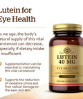 Solgar Lutein 40 Mg 30 Softgels - Supports Eye Health - Helps Filter Out Blue-Light - Contains Floraglo Lutein - Gluten Free Dairy Free - 30 Servings