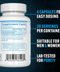 Pescience Trucreatine Creatine Pills Easy-To-Take Creapure Creatine Capsules Monohydrate For Men & Women Supports Muscle Growth Strength & Recovery Cognition 3G Per Serving 120 Capsules