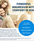Klaire Labs Magnesium Glycinate Complex - 100mg Bisglycinate Blend to Support Bone Health & Restful Sleep - Chelated for Improved Absorption - Gluten & Hypoallergenic (100 Capsules)