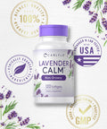 Carlyle Lavender Pills | 80 Mg | 120 Softgel Capsules | Calm & Non-Drowsy Formula | Non-Gmo & Gluten Free Supplement