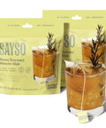 SAYSO Variety Pack | Skinny Mix: Spicy Margarita, Cardamom Paloma, Hibiscus Cosmopolitan & Honey Rosemary Moscow Mule - Craft Cocktail & Mocktail Mixers (Low-Calorie & Low Sugar), 8-Pack Assorted