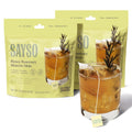 SAYSO Variety Pack | Skinny Mix: Spicy Margarita, Cardamom Paloma, Hibiscus Cosmopolitan & Honey Rosemary Moscow Mule - Craft Cocktail & Mocktail Mixers (Low-Calorie & Low Sugar), 8-Pack Assorted