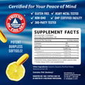 Triple Strength Omega 3 Fish Oil 3600 mg EPA & DHA Over 2100mg Omega-3 Fatty Acids 1300mg EPA + 860mg DHA Best Essential Fatty Acids Premium Wild Caught & Burpless Fish Oil 180 Ct