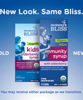 Mommy's Bliss Organic Elderberry Syrup and Immunity Boost With Vitamins Prebiotics and Echinacea for Kids and Adults 1 yr+ 3 Fl Oz