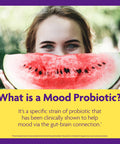 InnovixLabs Mood Probiotic 60 Capsules Lactobacillus helveticus Rosell 52ND Bifidobacterium longum Rosell 175 1st Probiotic Formula Clinically Studied for Mood Support Probiotics for Men Women