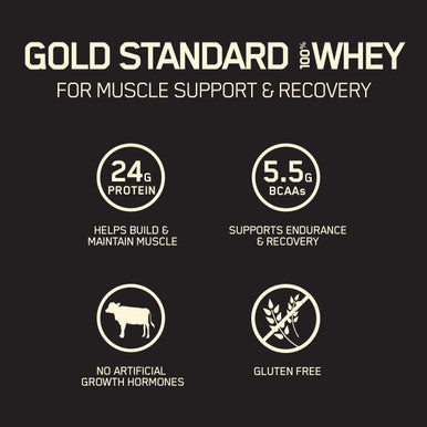 Optimum Nutrition Gold Standard 100% Whey Protein Powder Chocolate Peanut Butter 3.3 Pound