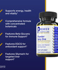 Premier Research Labs Daily One - All-In-One Daily Formula - Supports Energy, Health & Vitality - With Egcg, Calcium, Milk Thistl